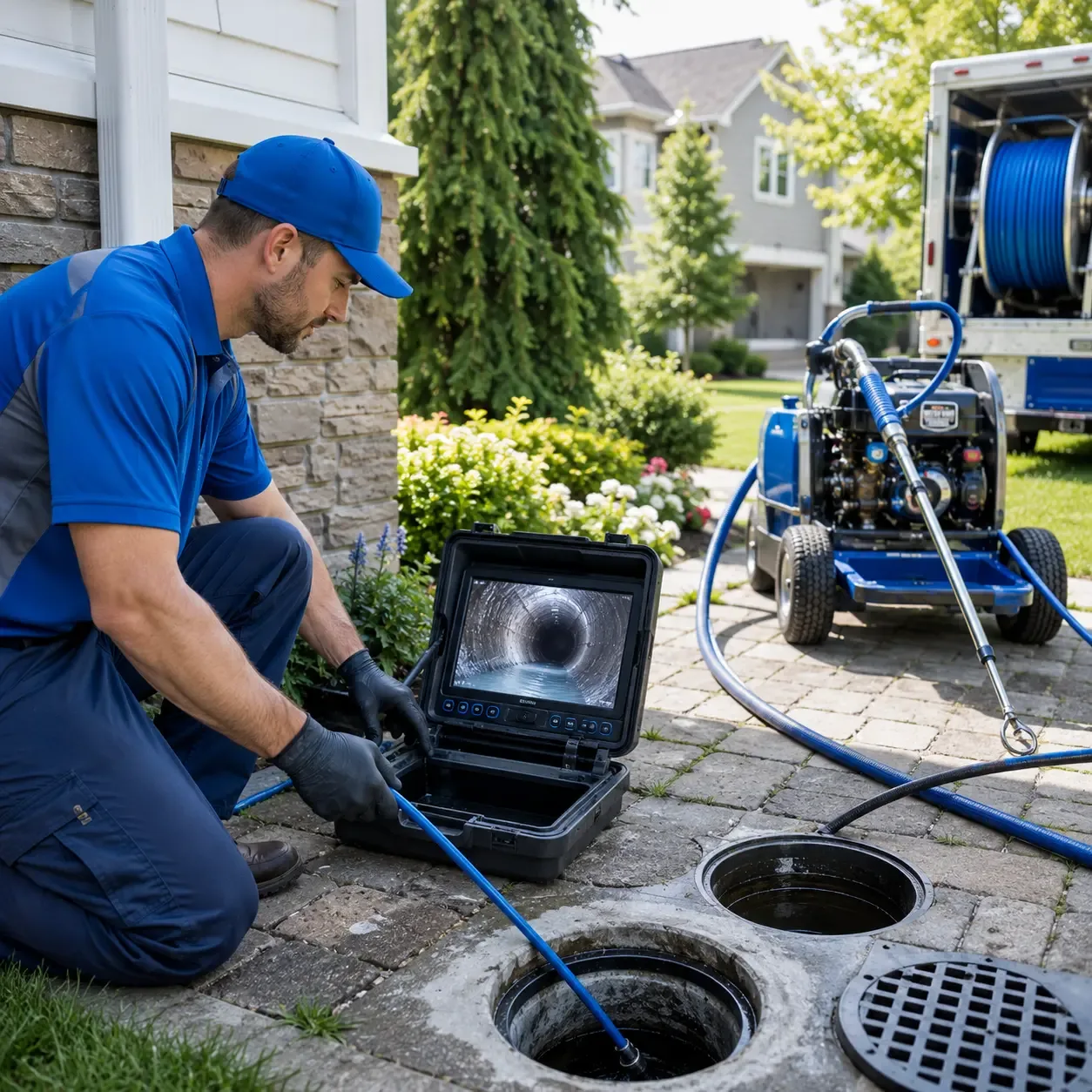Outdoor drain cleaning professionals serving Olga, WA